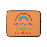 My Favourite Color Is Rainbow  Laptop Sleeve